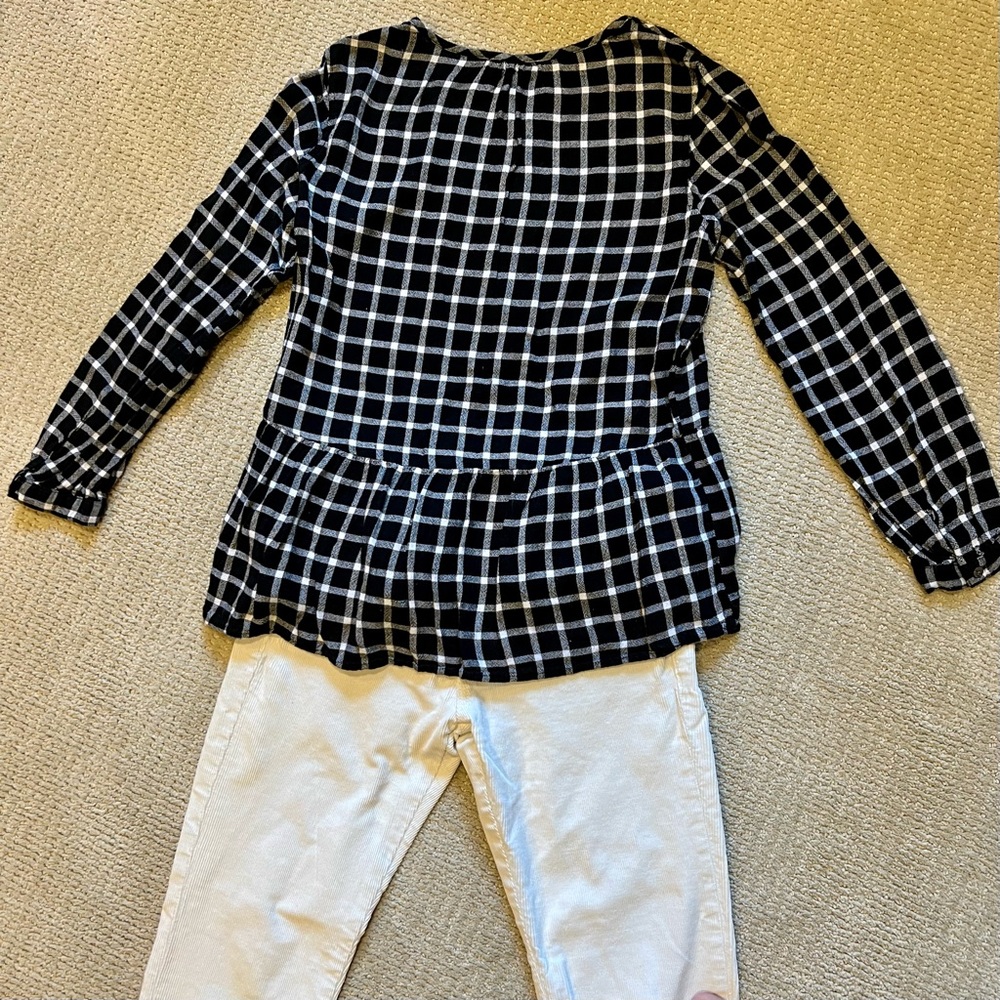 Rails Celeste Top In Onyx White Check Flannel. So… - image 2